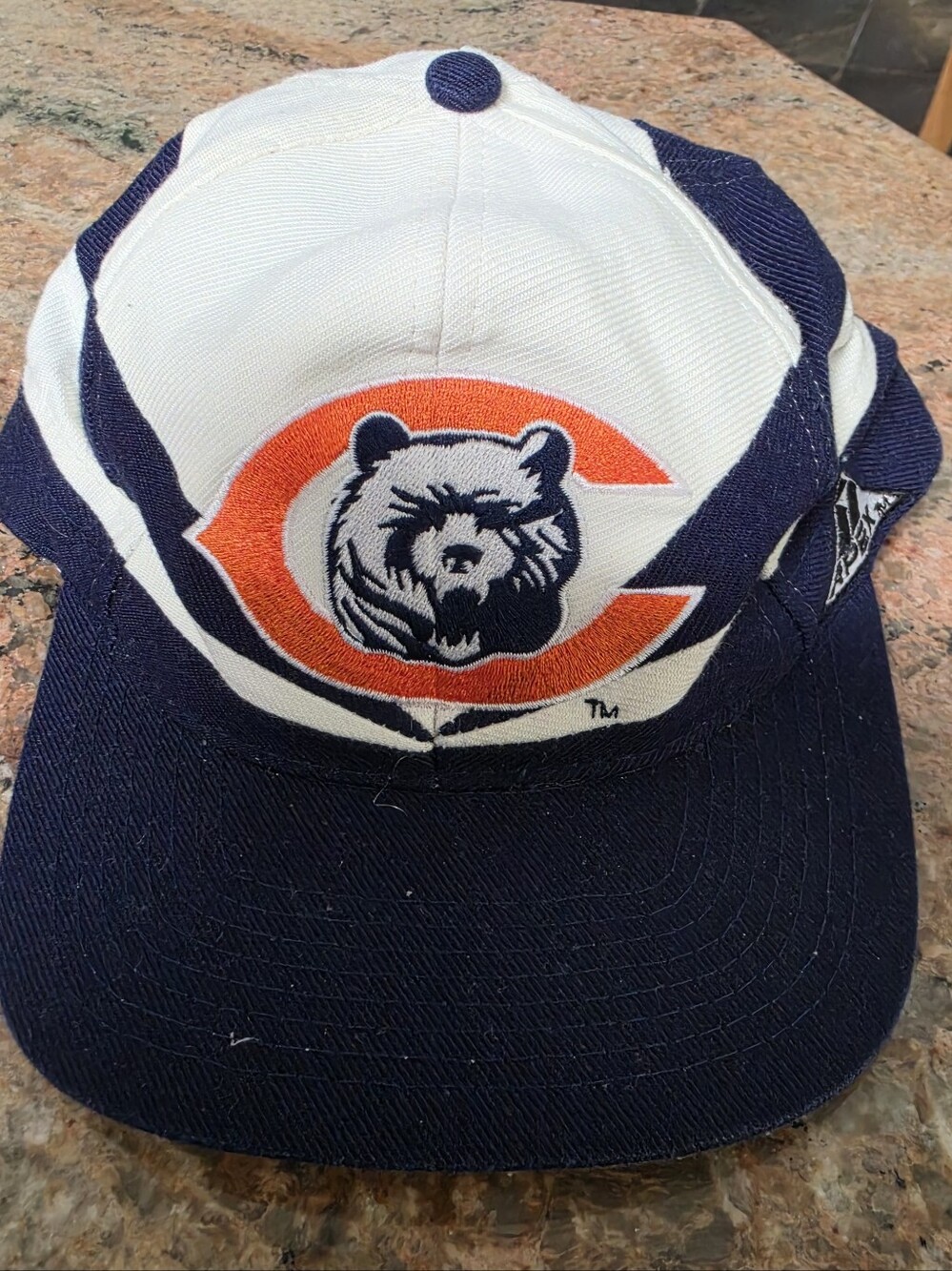 Vintage Chicago Bears Apex One "Blockhead" Snapback Hat NFL